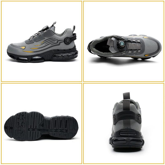 S804 Grey Steel Toe Safety Shoes for Men & Women